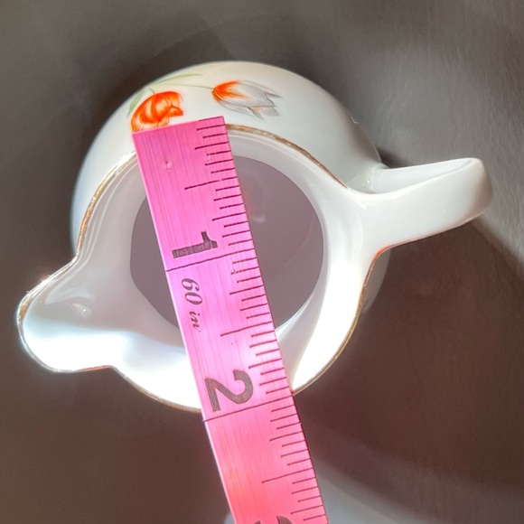Vintage BAREUTHER Waldsassen BAVARIA Germany Tulip Bone China CREAMER PITCHER - Picture 9 of 10